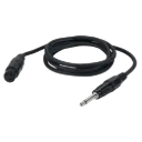 DAP Audio - Jack 6,3mm Mono > XLR Femelle - Câble 3 m