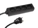 HQ Power - Multiprises 4 prises avec gaine thermorétractile - 1,5m - 3G2,5