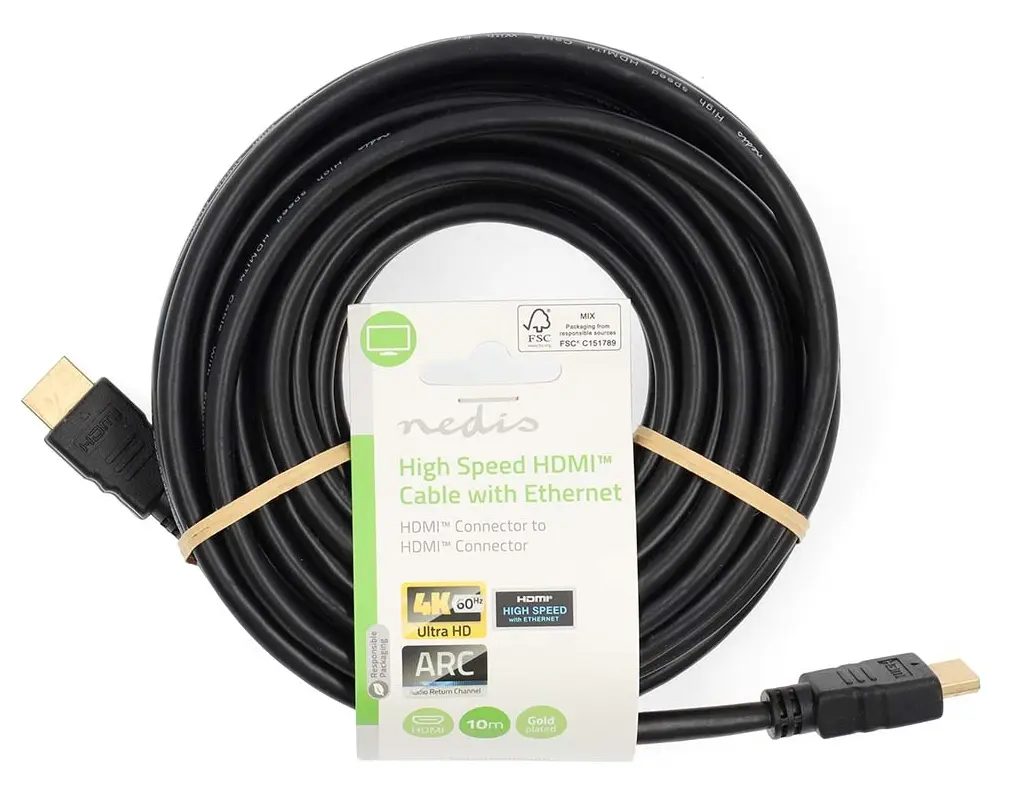 Nedis - Câble HDMI - 4K@60Hz - 10m