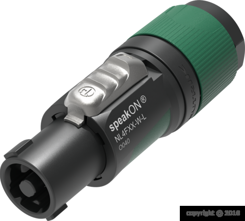 Neutrik - NL4FXX-W-L-S - Speakon 4c