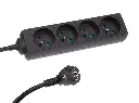 Perel - Multiprises 4 prises - 5m - 3G1,5