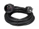 Perel - Rallonge - 3G1,5mm² - Schuko M/F - Noir - 5m