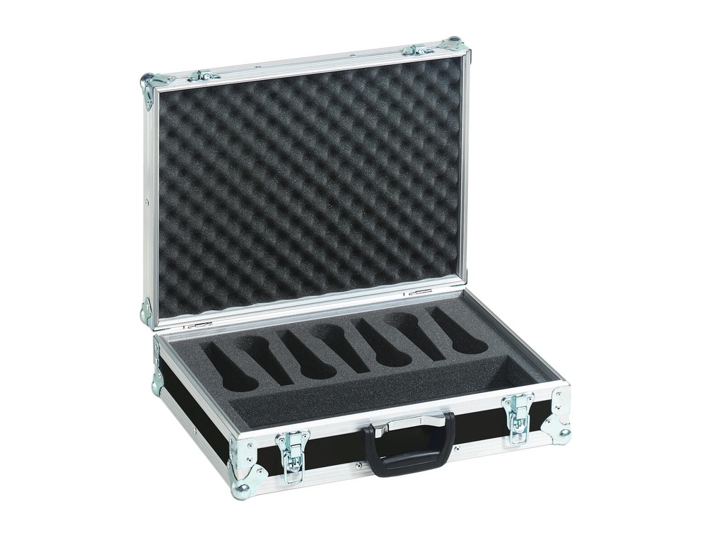 ROADINGER Mallette à microphone Road 7 microphones - noire