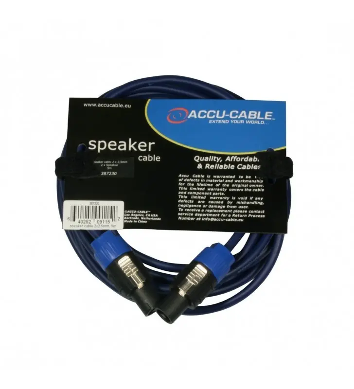 Accu-Cable - Speaker cable - 2x 2,5mm² - 5m