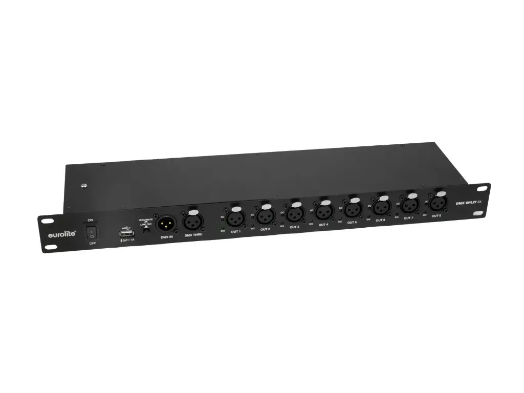 EUROLITE DMX Split 8X Splitter 3pin