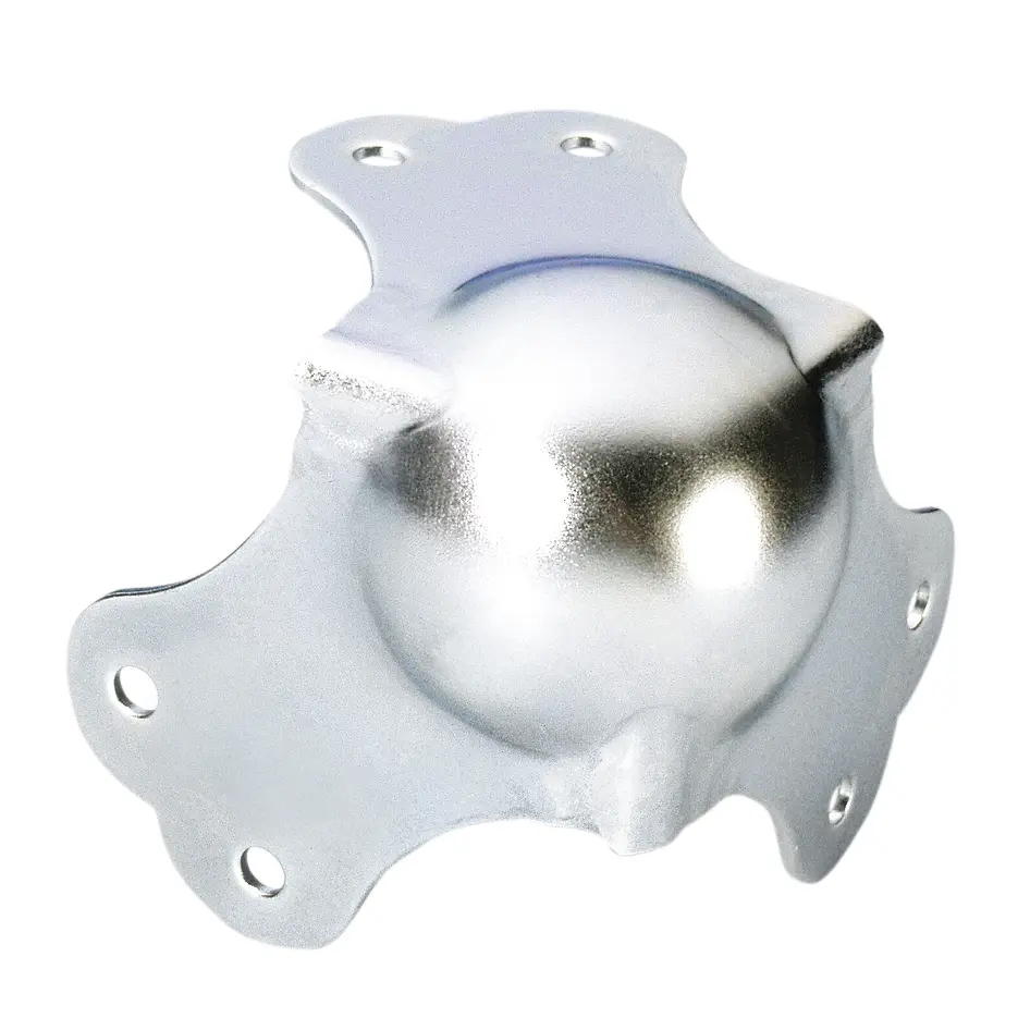 Adam Hall - 4101 - Coin Boule 3 pattes - zinc