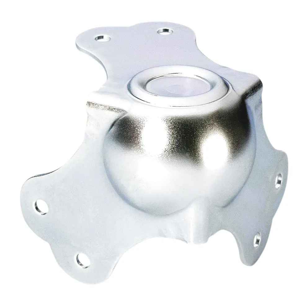 Adam Hall - 4102 - Coin Boule 3 pattes empilable - zinc