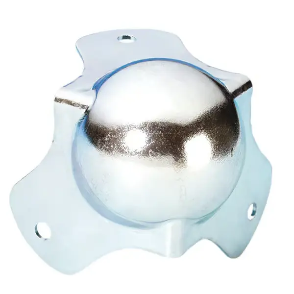 Adam Hall - 4120 - Coin Boule 3 pattes medium - zinc