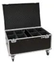 ROADINGER Flightcase 8 x LED IP PAR, à roulettes