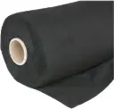 Coton gratté - dekomolton - 100cm x 60M - Noir - 165g/M²