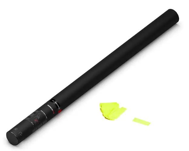 Magic FX - HC04YLF - Canon à confettis manuel - 80cm - Jaune Fluo