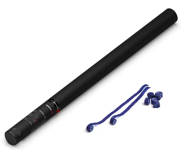 Magic FX - HS04DB - Canon à serpentins manuel - 80cm - Bleu foncé