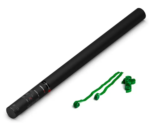 Magic FX - HS04DG - Canon à serpentins manuel - 80cm - Vert foncé