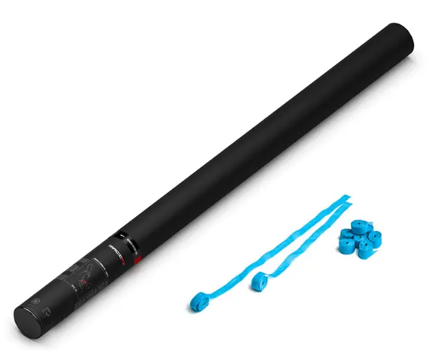 Magic FX - HS04LB - Canon à serpentins manuel - 80cm - Bleu clair