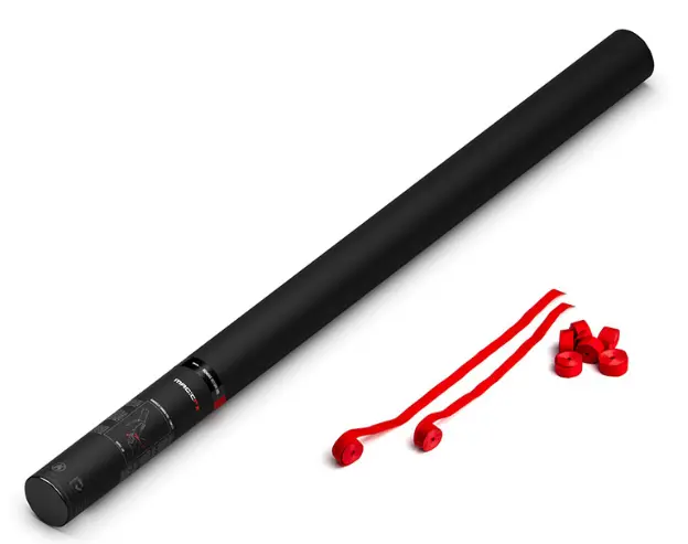 Magic FX - HS04RD - Canon à serpentins manuel - 80cm - Rouge