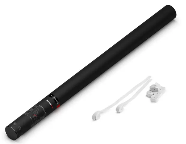 Magic FX - HS04WH - Canon à serpentins manuel - 80cm - Blanc