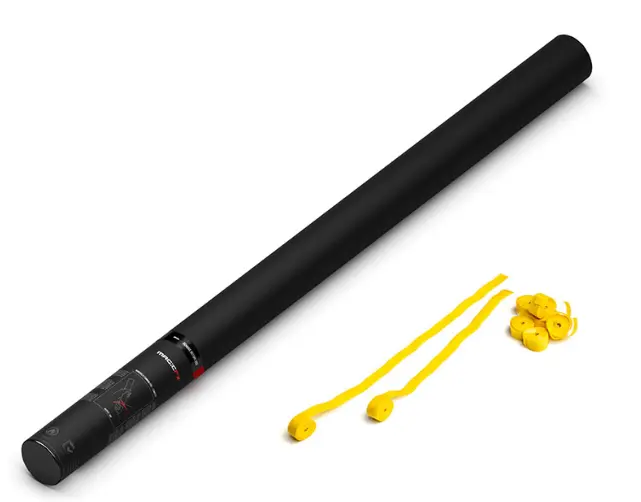 Magic FX - HS04YL - Canon à serpentins manuel - 80cm - Jaune