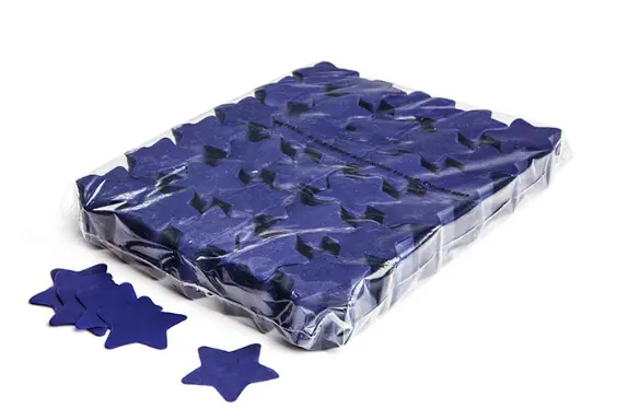 Magic FX - Confettis papier - 1kg - Etoiles - Bleu foncé