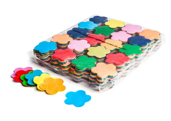 Magic FX - Confettis papier - 1kg - Fleurs - Multi couleurs