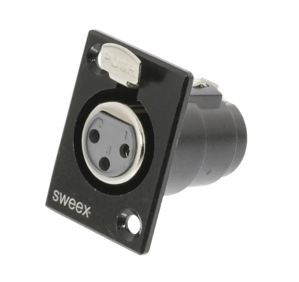 Sweex - XLR femelle - chassis - 3 pin