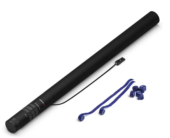 Magic FX - ES04DB - Canon à serpentins - 80cm - Bleu foncé