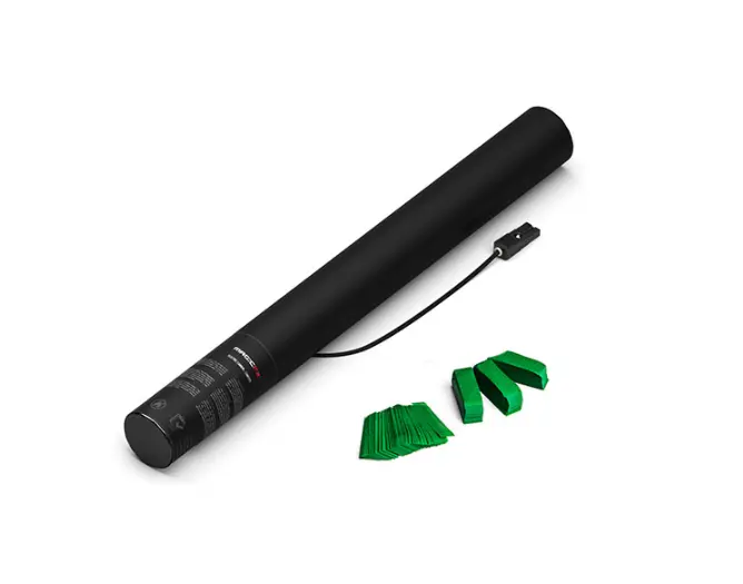 Magic FX - EC03DG - Canon à confettis - 50cm - Vert foncé