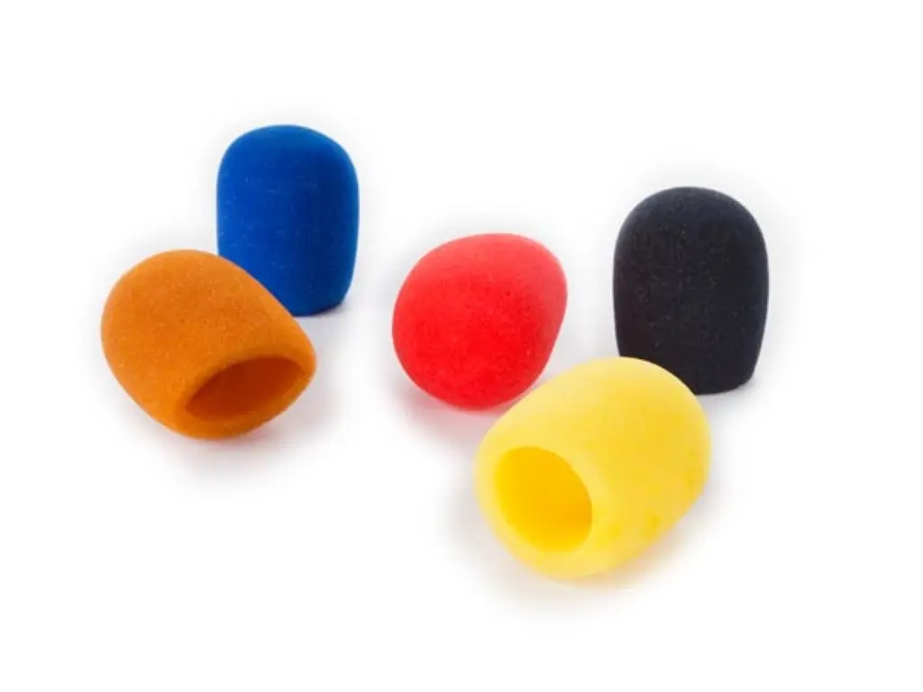 HQ Power - Bonnettes pour microphone - 5 couleurs