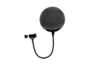 Omnitronic - Filtre anti-pop pour microphone, métal noir 