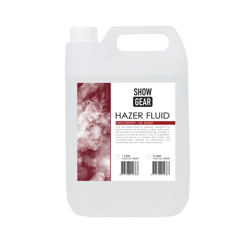 Showgear - Hazer Fluid - Base d'huile - 5L