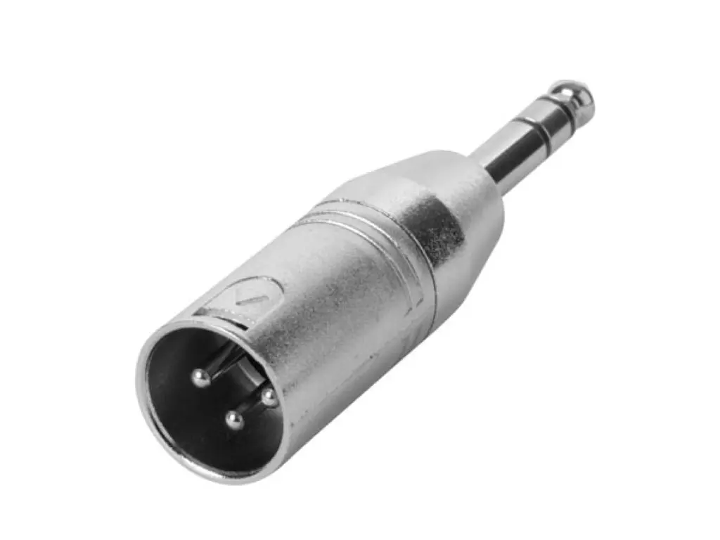 HQ Power - Adapter XLR male/Jack 6,3mm mâle Stéréo/TRS