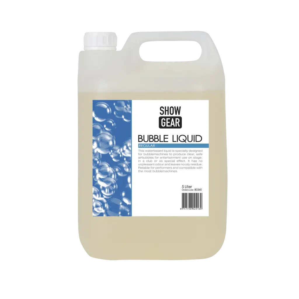  Showgear - Bubble Liquid - 5L - Prêt à l'emploi