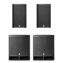 HK Audio LUNAR 112 XA + 2 PORTABLE SUB 118 A 