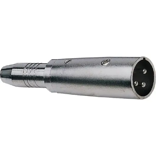 [B01315] Hilec - Adapter XLR male/ST.JACK female