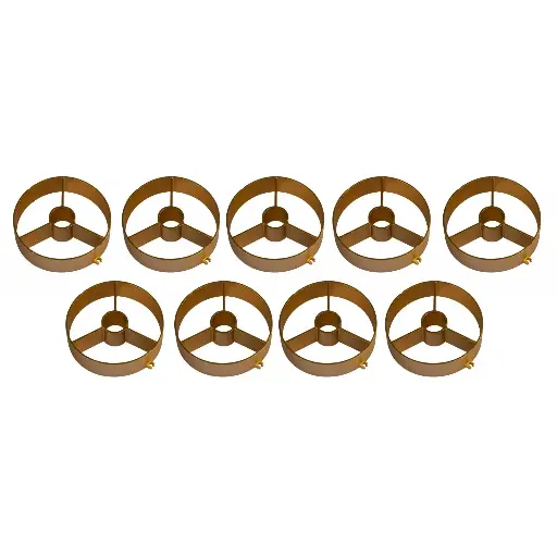 Briteq - BT-NONABEAM set 9 louvers GOLD