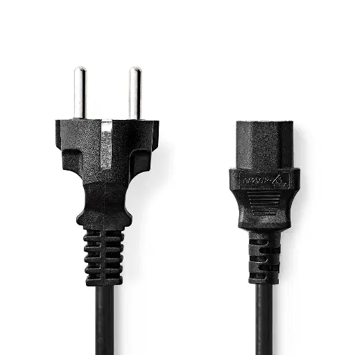 [N CEGP10000BK100] Câble d'alimentation - Schuko 230v M > IEC F - 10m