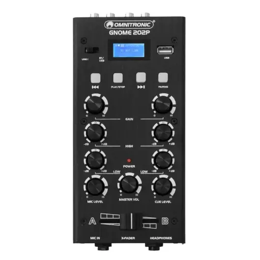 [10006885] Omnitronic - GNOME-202P Mini Mixer black