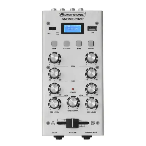[10006886] Omnitronic - GNOME-202P Mini Mixer silver