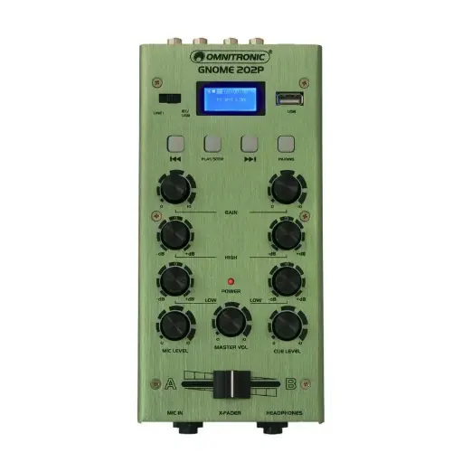 [10006889] Omnitronic - GNOME-202P Mini Mixer green
