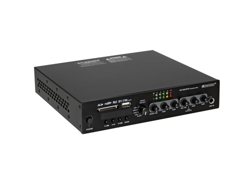 [10007081] Omnitronic - EP-220PS Preamplifier with MP3 Player, Bluetooth and FM Radio 9.5"