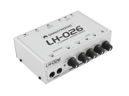 [10355026] Omnitronic - LH-026 3-channel Stereo Mixer
