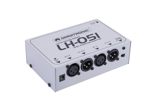 [10355051] Omnitronic - LH-051 Dual Phantom Power Adapter