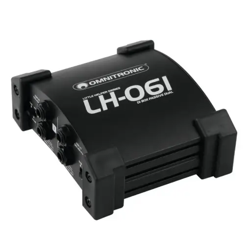 [10355061] Omnitronic - LH-061 PRO Dual DI Box passive