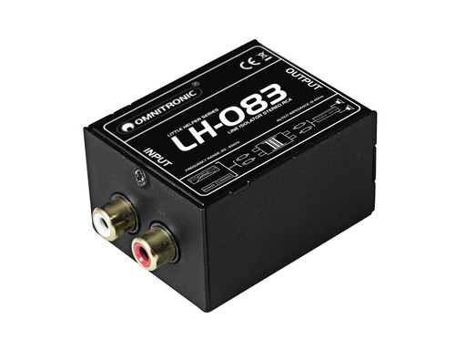 [10355083] Omnitronic - LH-083 Stereo Isolator RCA S