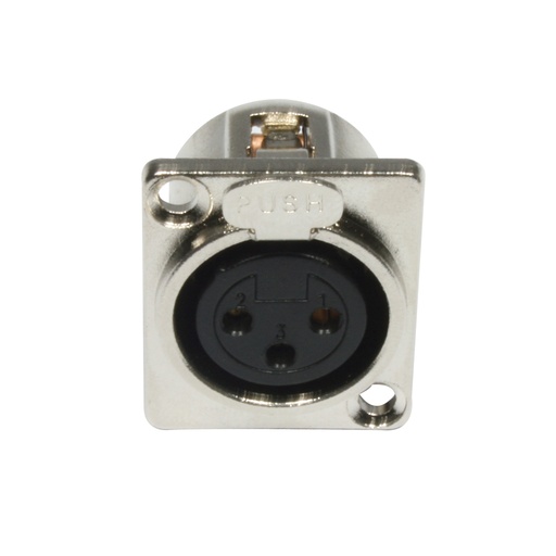 [1613000020] Accu Cable - AC-C-XF3 XLR 3pin female panel metal