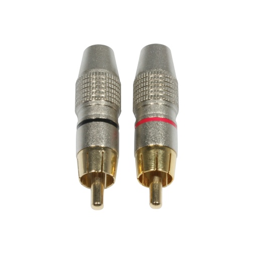 [1613000028] Accu Cable - AC-C-RMG/SET RCA Cinch plug male gold