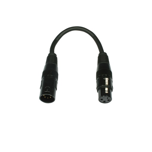 [1621000013] Accu Cable - AC-DMXT/5M3F 5pin male/3pin female