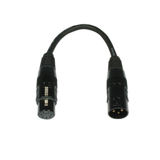 [1621000012] Accu Cable - AC-DMXT/3M5F 3pin male/5pin female
