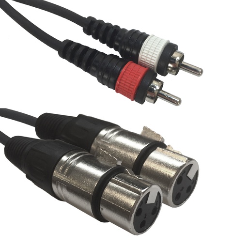 [1611000030] Accu Cable - AC-2XF-2R/1,5 2 XLR female to 2 RCA1,5m