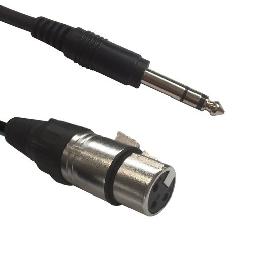 [1611000046] Accu Cable - AC-XF-J6S/3 XLR female/6,3 Jack Stereo