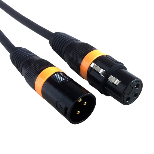 [1621000007] Accu Cable - AC-DMX3/1,5 3 p. XLRm/3 p. XLRf 1,5m DMX